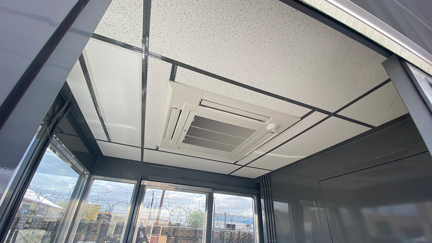HVAC system inside Guard Booth