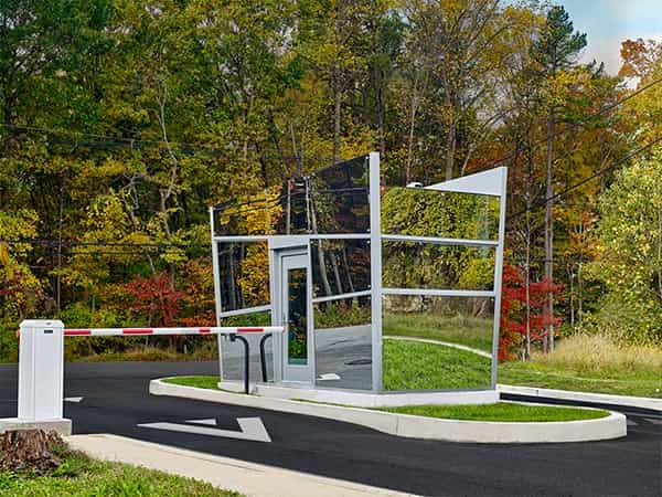 New Beginnings Reflective Guard Booth