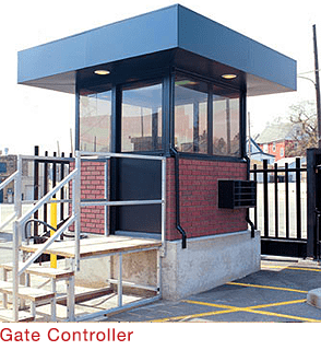 A bullet resistant guard booth and bus shelter