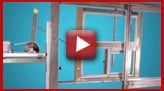 Video frame showing window installation